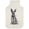 'Sitting Hare' Hot Water Bottle Cover (HW00006552)