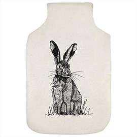 'Sitting Hare' Hot Water Bottle Cover (HW00006552)