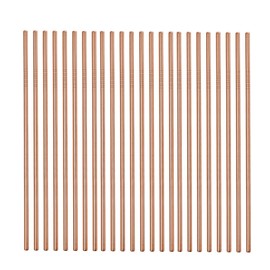 Sunwinc 50-Pack Stainless Steel Straws,Super Long 10.5 Inch Drinking Metal Straws for 30oz/20oz Tumblers Yeti Cups Travel Mugs,Reusable Rustproof Dishwasher Safe (All straight 50pcs -10.5" Rose Gold)