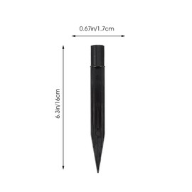 Happyyami Pack of 10 Plastic Ground Stakes, Lightweight Ground Stakes, Solar Lights, Spikes, Replacement Emptying Design, Yard Candy Cane Stakes for Garden Lights, Lamps Decorations