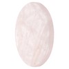 Rose Quartz Crystal Coasters, Round Gemstone Coaster for Drinks Pink