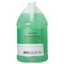 Ginger Lily Farms Club & Fitness Moisturizing Shampoo for All Hair Types, 100% Vegan & Cruelty-Free, Aloe Vera Scent, 1 Gallon (128 fl oz) Refill