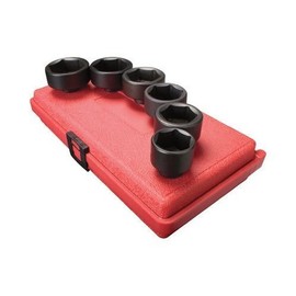 3/8" Dr 6 Pc Oil Filter Socket Set