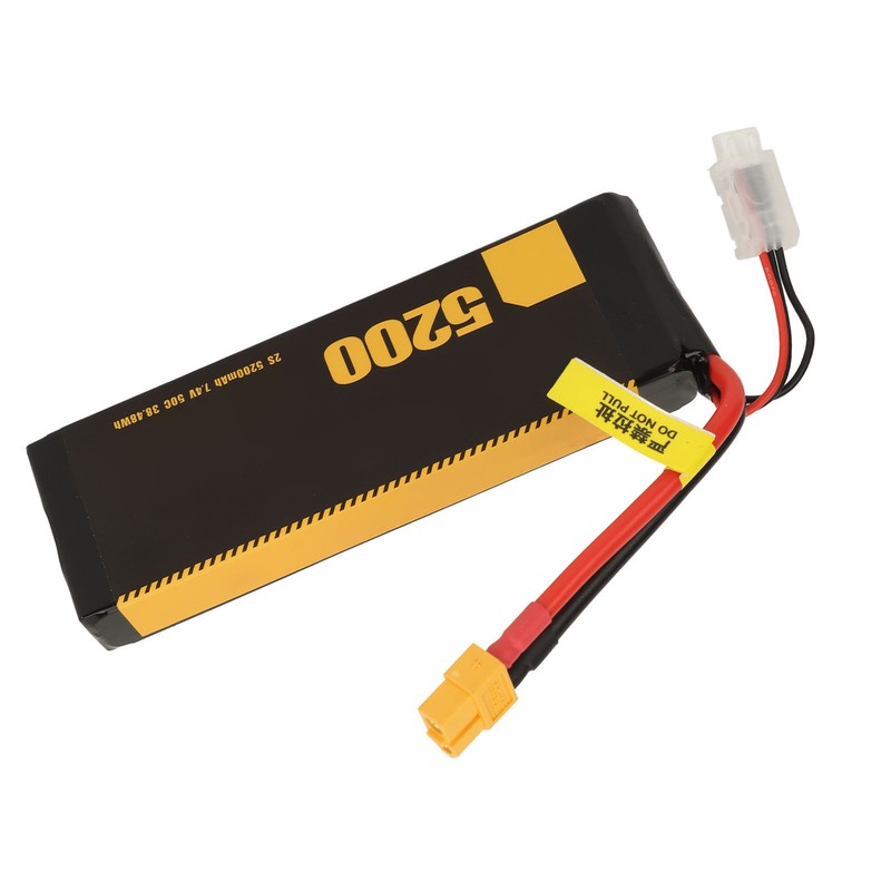 2S Lipo Battery 5200mah 50C 7.4V RC Airplane Car Lipo