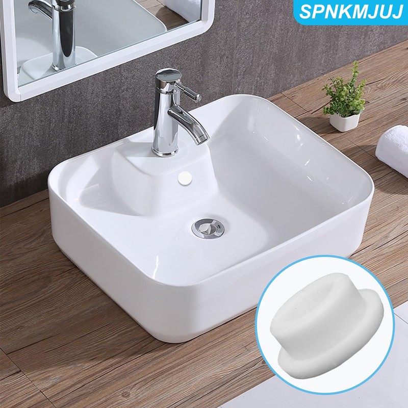24 PCS Bathtub Jet Covers Silicone Hole Plug White Tube