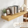 FLYJOE 24 Inch Long Floating Shelves for Wall Set of