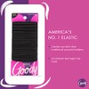 Goody Ouchless Women's Braided Elastic Thick, Black, 27 Count, 4MM