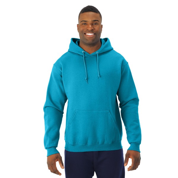 Jerzees Nublend Adult Pullover Hooded Sweatshirt (California Blue) (3X)