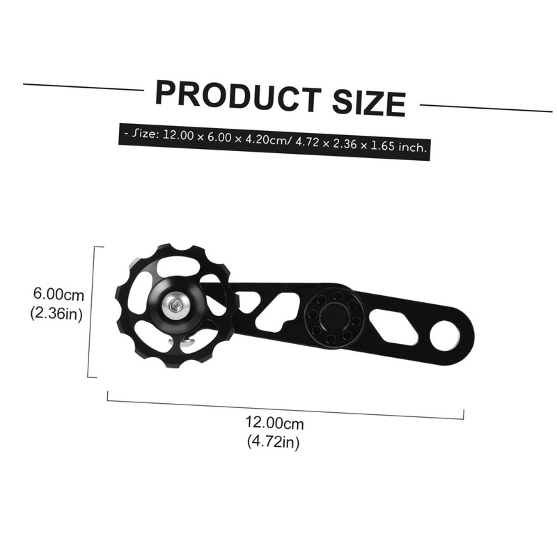 Mipcase Bike Chain Tensioner Lightweight Derailleur Guide Wheel for Folding
