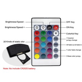 Cleiscry USB DC 5V IR Controller with 24 Key Wireless remote Controller for 5050 3528 RGB LED Light Strip tape