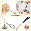LxcshLjx Portable Wrist Yarn Holder, Wooden Pendant Yarn Ball Holder,