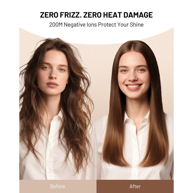 Infrared Ionic Hair Dryer with Diffuser - 2000W Dual Voltage