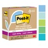 Post-it 100% Recycled Paper Super Sticky Notes, 2X The Sticking