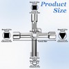 Giantree Multifunctional triangular key, 5-in-1 control cabinet key, multifunctional key,