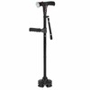 Folding Walking Cane with LED Light & Alarm – Adjustable