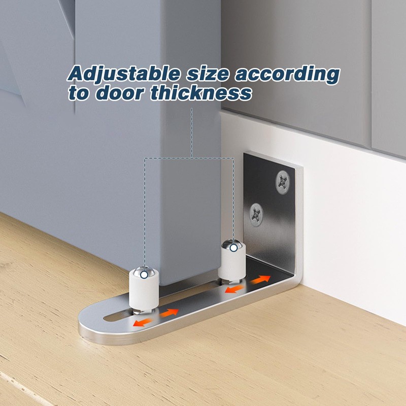 Roller Guide, Adjustable Floor Guide Sliding Door, Made of Carbon