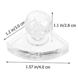 minkissy 2pcs Eyeshadow Pressing Tool for Blusher Highlighter Sturdy Diy Makeup Stamper Eyelash Stamp Eye Shadow Applicator