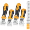 MulWark Razor Blade Scraper, 4 Handles Razor Scraper Set With
