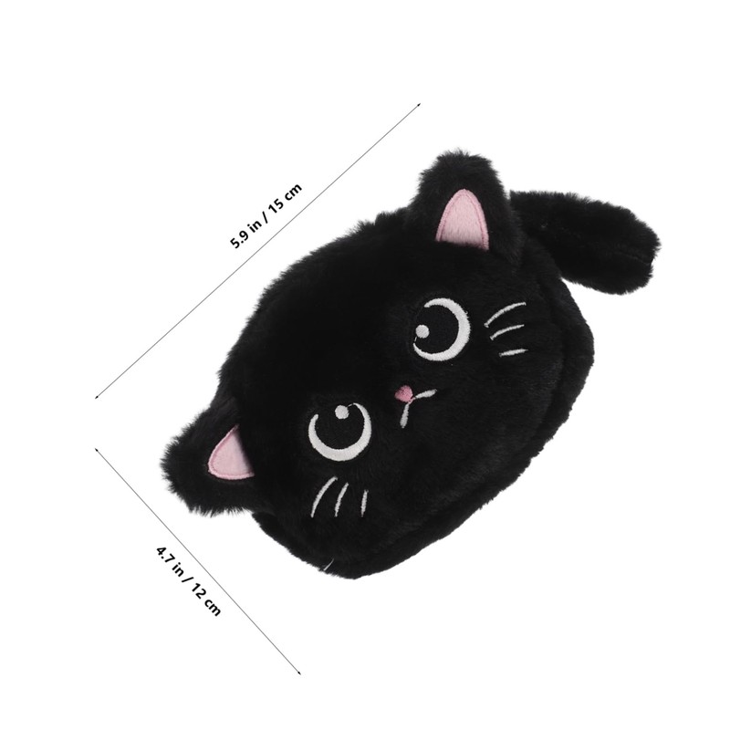 SAFIGLE Plush Makeup Bag for Ample Storage Zipper Wallet with