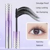 Waterproof Black Mascara with Tapered Brush, Long-Lasting, Volumizing, Smudge Proof,