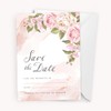 Floral Save The Date Cards for Weddings Invitations with Envelopes