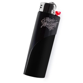Kasher’s Angela Mazzanti Signatured Lighter Tool with Lighter - Lightweight & Multipurpose Accessory for Lighters - Suitable to use as Pipe Cleaner, Cutter, etc (with Lighter, Black)