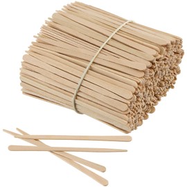 JOIKIT 1500 PCS Eyebrow Waxing Sticks, 8.8CM Small Wax Applicator Spatulas, Mini Wooden Tongue Spatula for Hair Eyebrow Removal