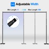 Pipe and Drape Backdrop Stand Kit, Heavy Duty Backdrop Stan10ftx10ft,