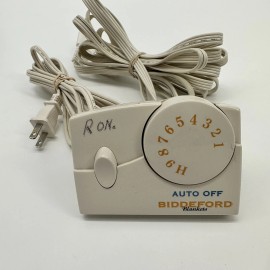 Biddeford TC11BA Electric Heating Blanket Controller 4-Prong Cream TESTED