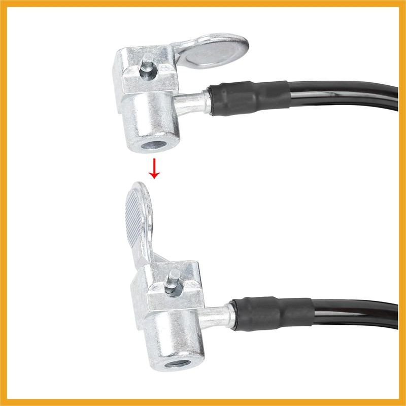 Partuto Flexible Tyre Inflator Hose with Lock on Chuck 0.31"