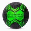 Vector X Street Soccer Football (Green,Black/Size-5) | Material- Moulded rubber