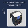Boltquan Tarot Card Holder with Grey Interior – Fold-Top Case