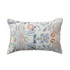 Creative Co-Op Floral Cotton Lumbar Pillow, Multicolor