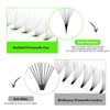 500 Premade Fans Eyelash Extensions 10D 0.05 10mm Single Length