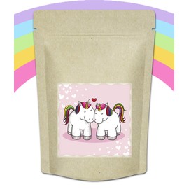 Quertee® - Unicorn Tea "In Love" - Unicorn Tea - The Unicorn Potion for Unicorn Fans - Unicorn Tea - 70 g Loose Tea - Fruit Tea