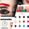 Eyebrow Pomade Waterproof Eyebrow Gel Eyebrow Pomade with Brush Long