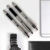 Zebra Pen G-301 Retractable Gel Pen, 0.7mm Medium Point, Stainless