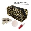 Healeved 3pcs Sequin Makeup Bag Capacity Storage Bag for Stylish
