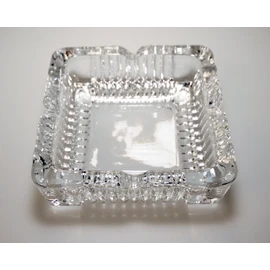 Crystal Heavy Glass Ashtray for Indoor and Outdoor Decorative (Square)