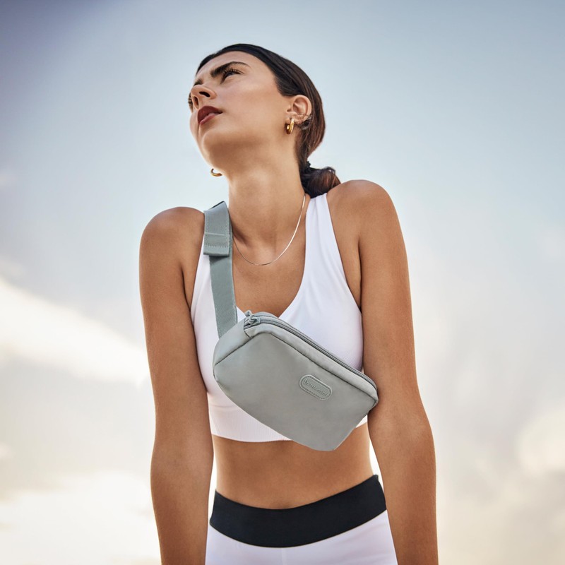 Travelon Unisex's Packing Intelligence, Pi Everyway Phone Sling/Belt Bag, Ice