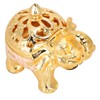 Elephant Shaped Incense Burner Aromatherapy Ornament for Living Room Entryway
