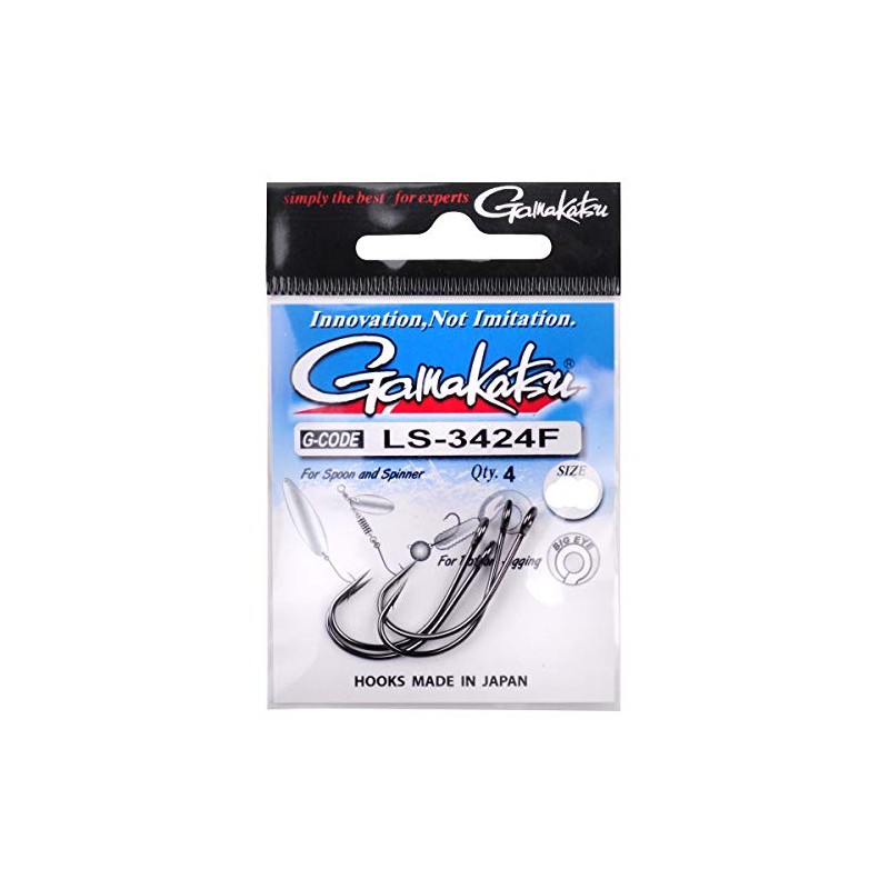Gamakatsu LS-3424 Spoon Hooks - Fishing Hooks for Blinkers and