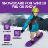 The Original Geospace Sledsterz Kids Beginner Snowboard for Winter Fun