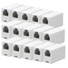 iMBAPrice RJ11 6P4C Straight Telephone Inline Coupler (15 Pack)