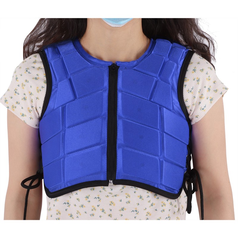 Kids Equestrian Vest Foam Padded Safety Horse Riding Protective Gear