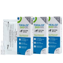 Thealoz Duo Gel - Sodium Hyaluronate and Trehalose Combination Formula For Tired & Dry Eyes | Hypotonic Solution for Enhanced Relief & Protection | Preservative-free | Pack of 3 x 30 Single Dose Vials