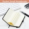Febbya A7 Pocket Notebook with Pen,100 Pages 100gsm Thick Lined