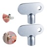 AOBETAK Radiator Bleed Key, Pack of 2 Solid Radiator Keys,