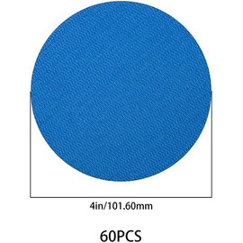 60 Pcs Carpet Spot Markers for Classroom, Nylon Carpet Floor 4 Inch Circle Dots Markers 6 Colors Floor Dot for Decoration Elementary Teachers Student Kindergarten Yoga Standing