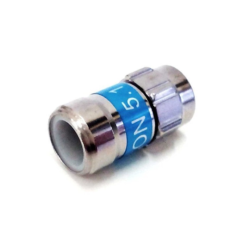 Pack of 8 Cabelcon F-56 5.1 Self Install F-Compression Connectors